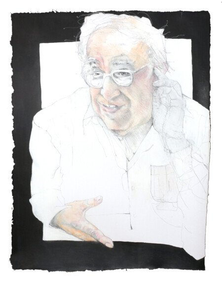 2007
Carbón y pastel sobre papel de algodón
130 x 98 cm
De la serie: De zorros, erizos y otras personalidades