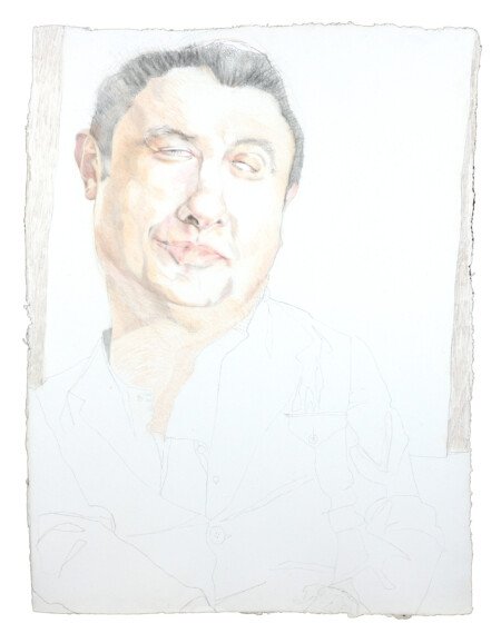 2007
Carbón y pastel sobre papel de algodón
130 x 98 cm
De la serie: De zorros, erizos y otras personalidades