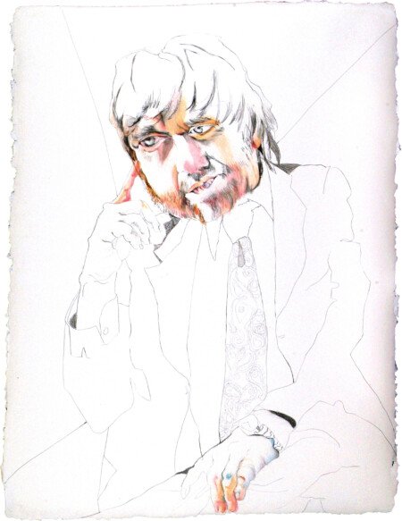 2007
Carbón y pastel sobre papel de algodón
130 x 98 cm
De la serie: De zorros, erizos y otras personalidades
