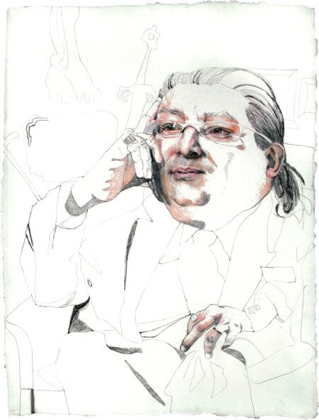 2007
Carbón y pastel sobre papel de algodón
130 x 98 cm
De la serie: De zorros, erizos y otras personalidades