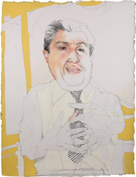 2007
Carbón y pastel sobre papel de algodón
130 x 98 cm
De la serie: De zorros, erizos y otras personalidades