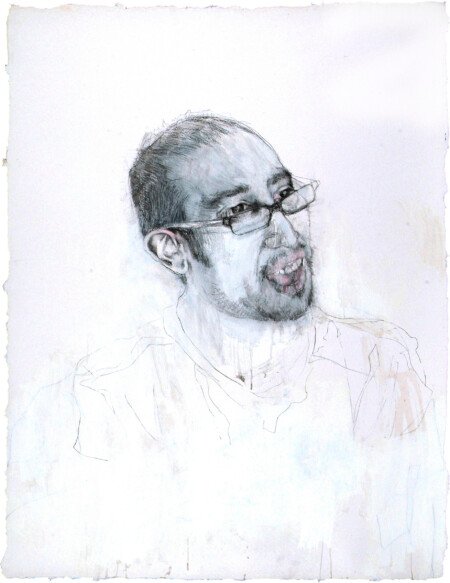 2007
Carbón y pastel sobre papel de algodón
130 x 98 cm
De la serie: De zorros, erizos y otras personalidades