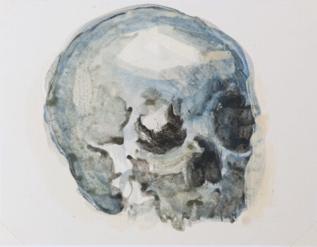 2018
Temple de aceite sobre papel de algodón
21.5 x 28 cm (interior)
Con texto de Luis Ignacio Sáinz